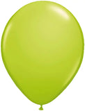 Äppelgrön Metallic Ballonger 30 cm 10-pack - Latexballonger