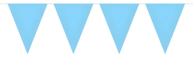 Baby Blue Mini Bunting - 3 meter - Girlang