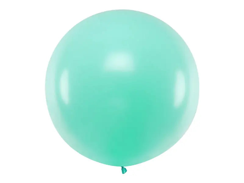 Round Baloon 1m Pastel Light Mint