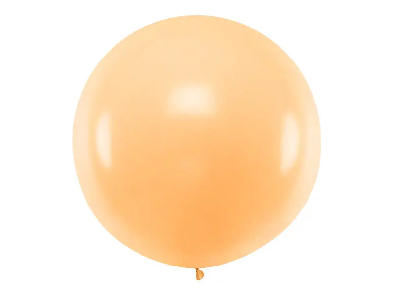 Round Ballon 1m Pastel Light Peach