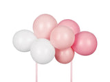 Ballong cake topper rosa