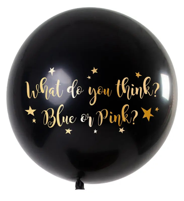 Balloon Gender Reveal Boy Metallic - 90cm - Balloon