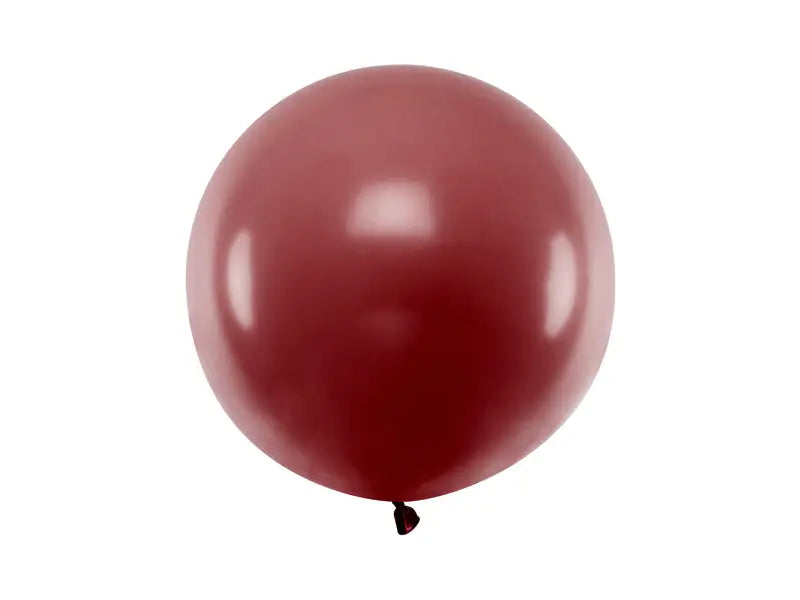 Round Balloon 60cm Pastel Burgundy