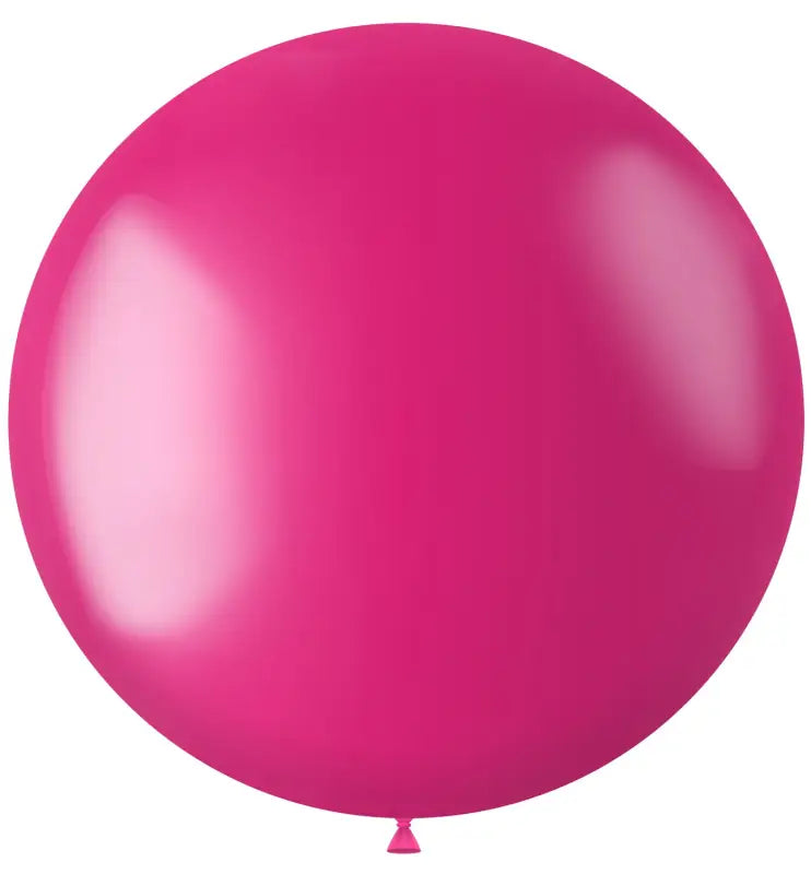 Ballong XL Radiant Metallisk - 78 cm - Fuchsia - Ballong