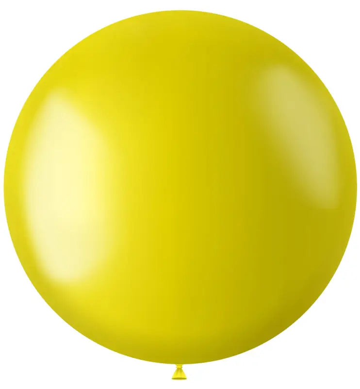 Ballong XL Radiant Metallisk - 78 cm - Gul - Ballong