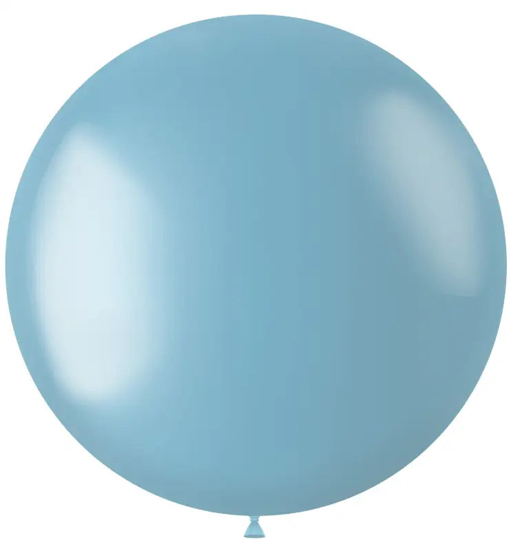 Ballong XL Radiant Metallisk - 78 cm - Himmelblå - Ballong