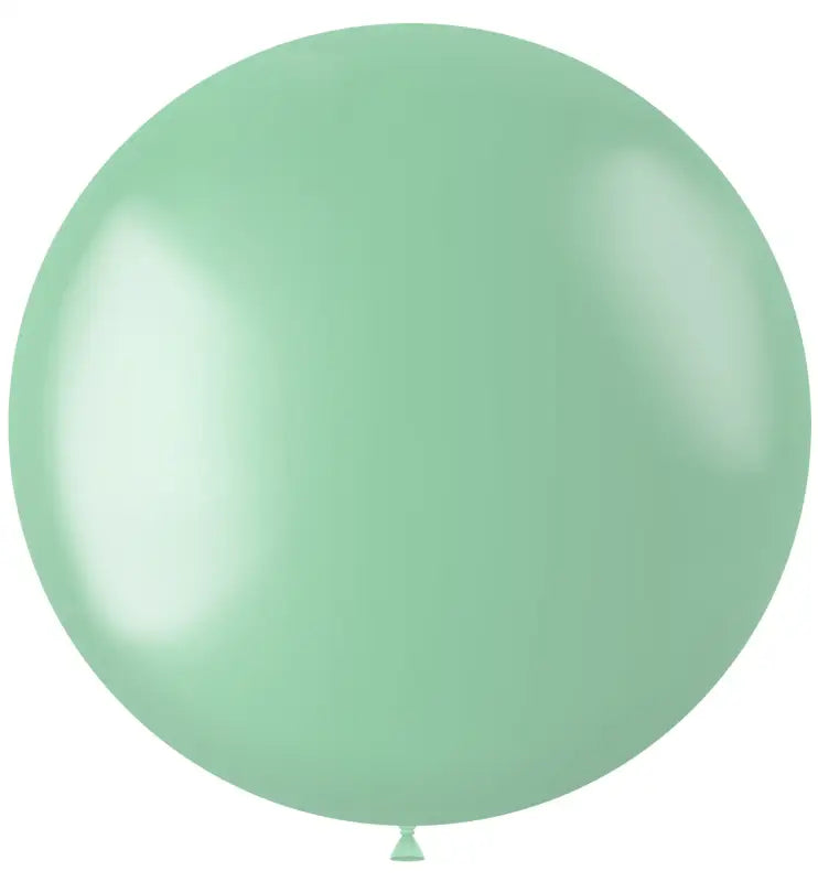 Ballong XL Radiant Metallisk - 78 cm - Mintgrön - Ballong