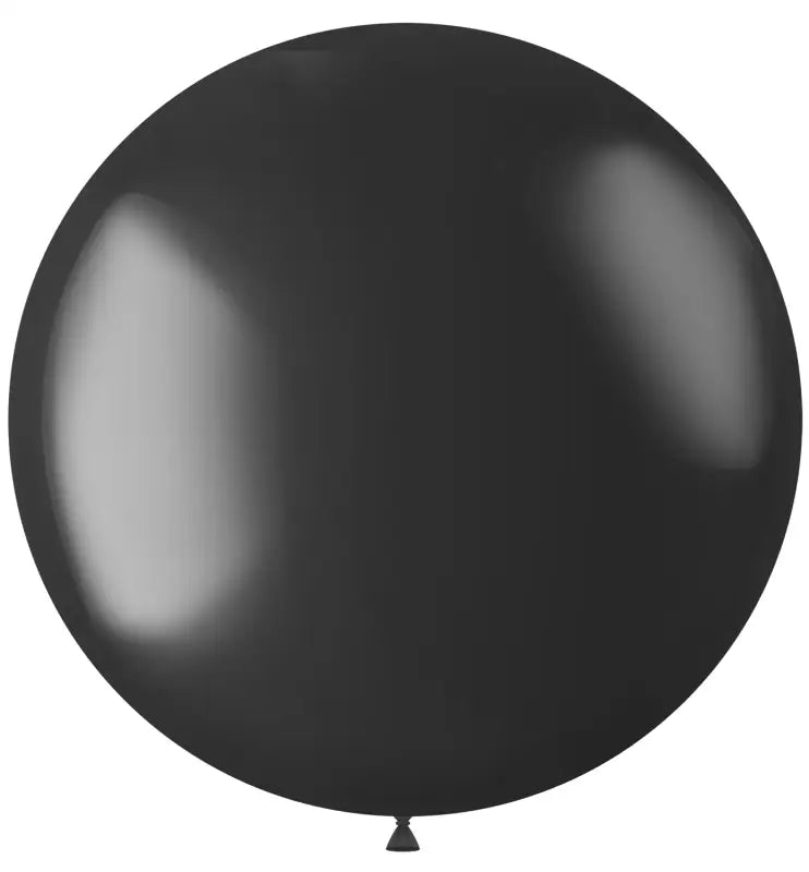 Ballong XL Radiant Metallisk - 78 cm - Onyxsvart - Ballong