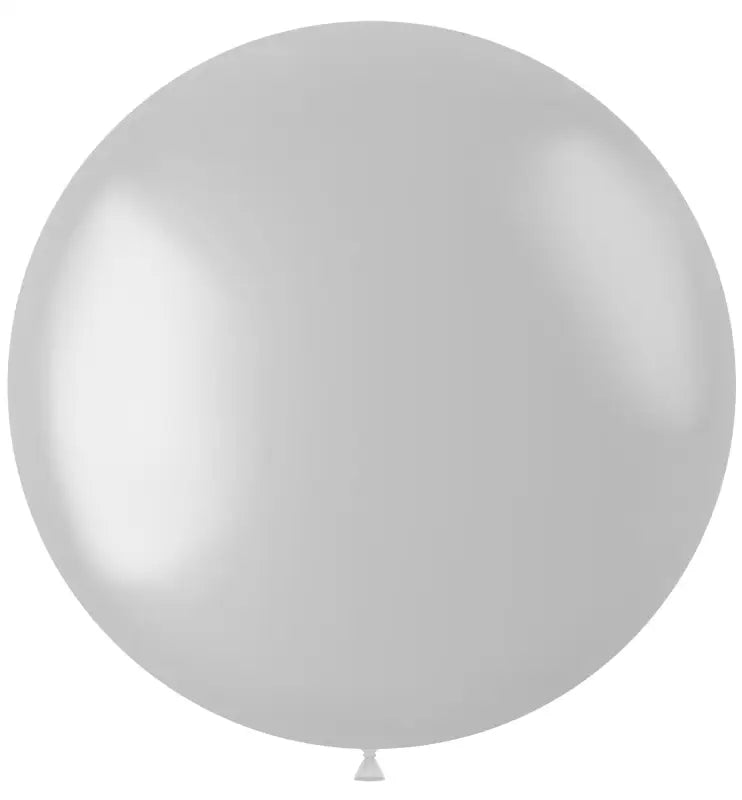 Ballong XL Radiant Metallisk - 78 cm - Pärlvit - Ballong