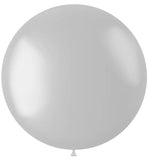 Ballong XL Radiant Metallisk - 78 cm - Pärlvit - Ballong