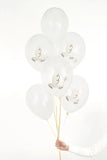 Ballonger 30 cm Duva Crystal Clear