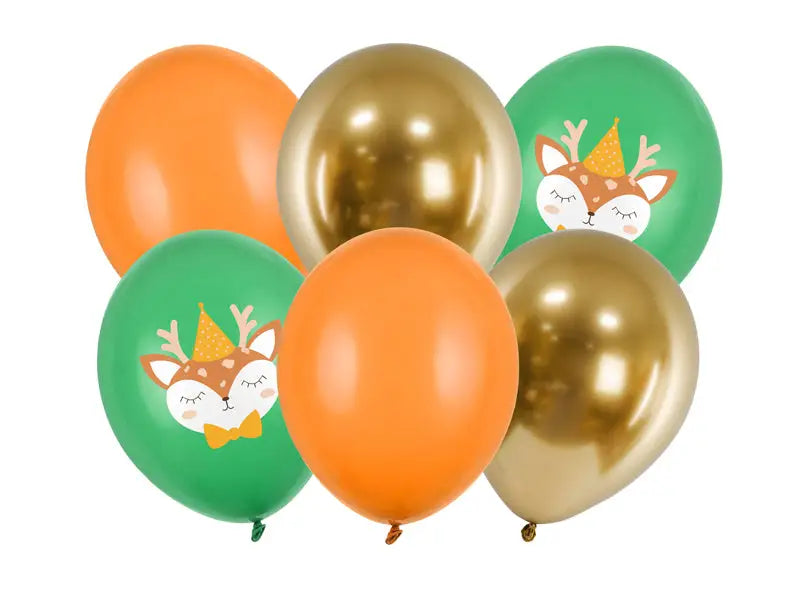 Ballonger 30 cm Hjort mix 6-pack