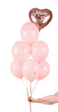 Ballonger 30 cm Mom to Be Pastell Ljusrosa 6-pack