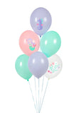 Ballonger 30 cm Sea World mix 6-pack