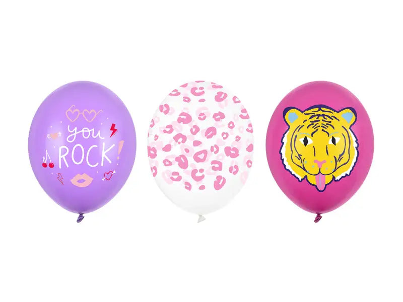 Ballonger 30 cm You Rock mix 50-pack