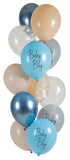 Ballonger Baby Boy 33cm - 12 stycken - Ballong