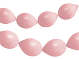 Ballonger för Ballonggirlang Powder Pink Mat 33cm - 8 stycken - Ballonggirlang