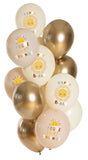 Ballonger Birthday Sunshine 33cm - 12 stycken - Ballong