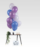 Ballonger Blueberry Dream 33cm - 12 stycken - Ballong