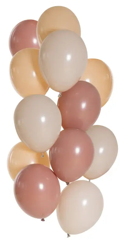 Ballonger Blush Crush 33cm - 12 stycken - Ballong