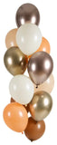 Ballonger Bohemian Sunset 33cm - 12 stycken - Ballong