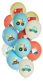 Ballonger Car Party 33cm - 12 stycken - Ballong