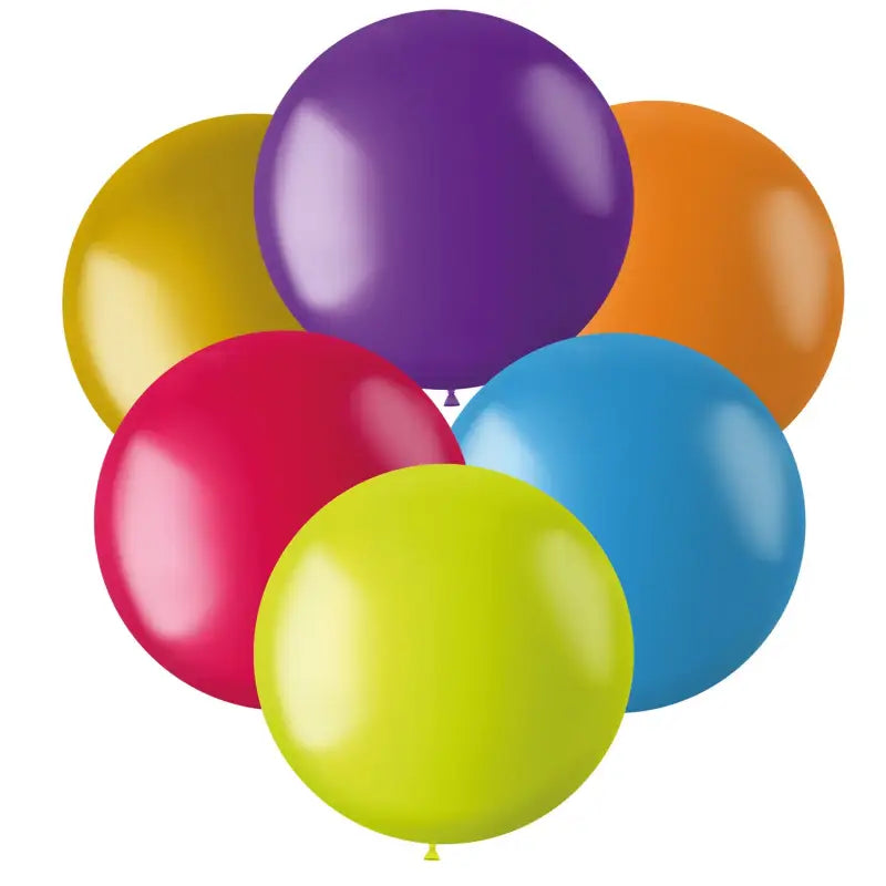 Ballonger Color Pop Multi-Färgade 48cm - 6 stycken - Ballong