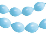 Ballonger för Ballonggirlang Powder Blue Mat 33cm - 8 stycken - Ballonggirlang