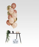 Ballonger Golden Blossom 33cm - 12 stycken - Ballong