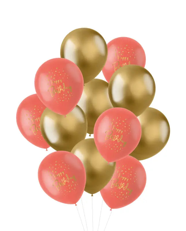 Ballonger Golden Dusk 30cm - 12 stycken - Ballong