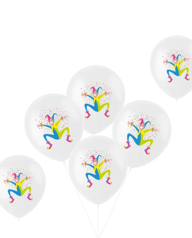 Ballonger Harlequin 33cm - 6 stycken - Ballong