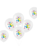 Ballonger Harlequin 33cm - 6 stycken - Ballong