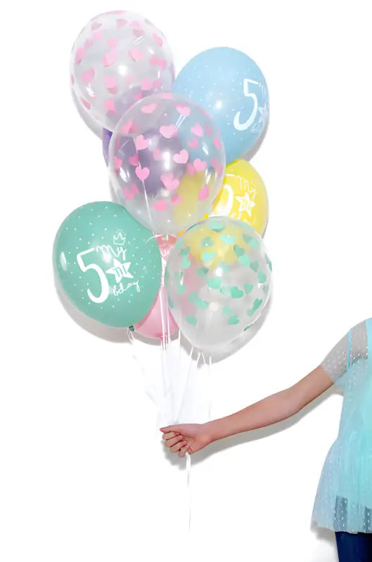 Balloons 30cm Hearts Crystal Clear (1 pkt / 50 pc.)