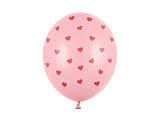 Ballonger Hjärtan Pastell Baby Pink