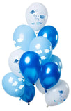 Ballonger ’It’s a boy’ Blå 33cm - 12 stycken - Ballong