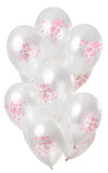 Ballonger ’Love is in the air’ Metallic 30cm - 12 stycken - Ballong