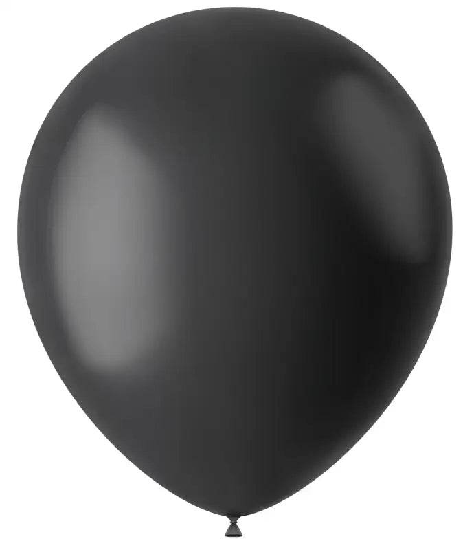 Ballonger Midnight Black Mat 33cm - 10 stycken - Ballong