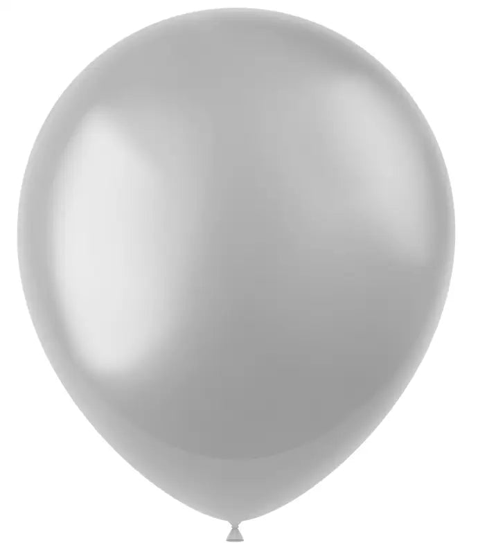 Ballonger Moondust Silver Metallisk 33cm - 10 stycken - Ballong