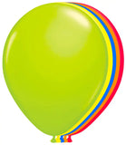 Ballonger neon mångfärgade 25 cm - 8 stycken - Latexballonger