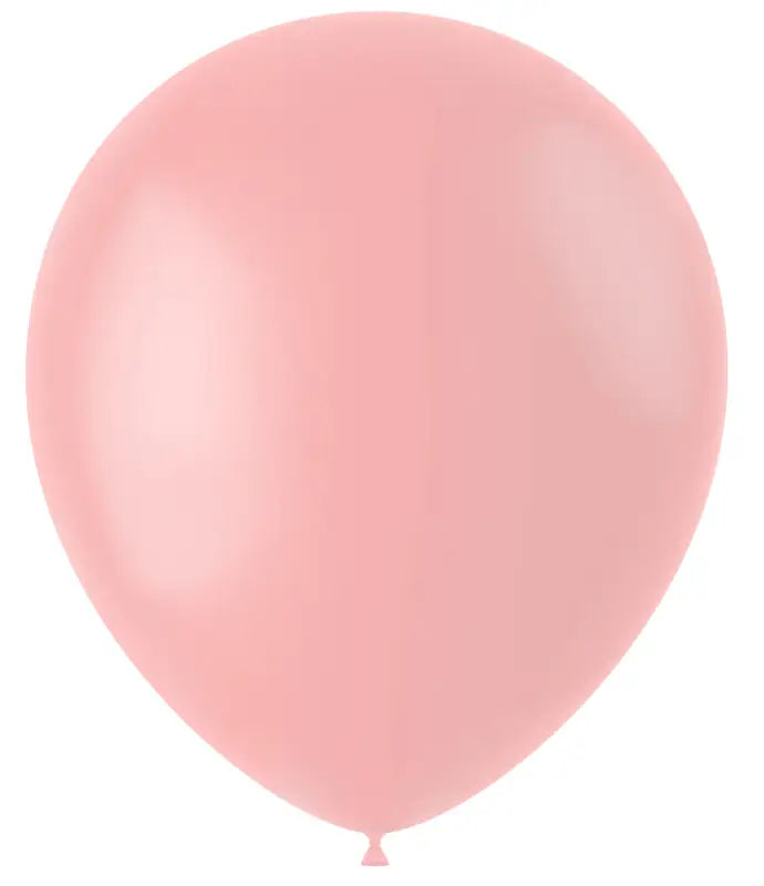 Ballonger Powder Pink Mat 33cm - 10 stycken - Ballong