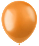 Ballonger Radiant Marigold Orange Metallisk 33cm - 10 stycken - Ballong