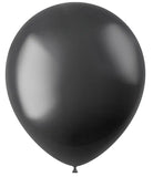 Ballonger Radiant Onyx Black Metallisk 33cm - 100 stycken - Ballong