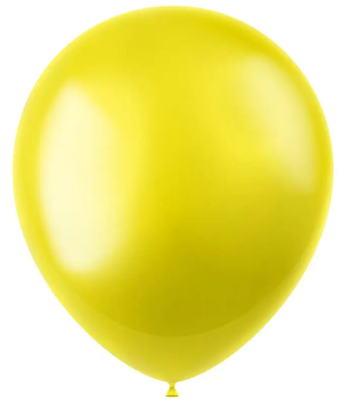 Ballonger Radiant Zesty Yellow Metallisk 33cm - 10 stycken - Ballong