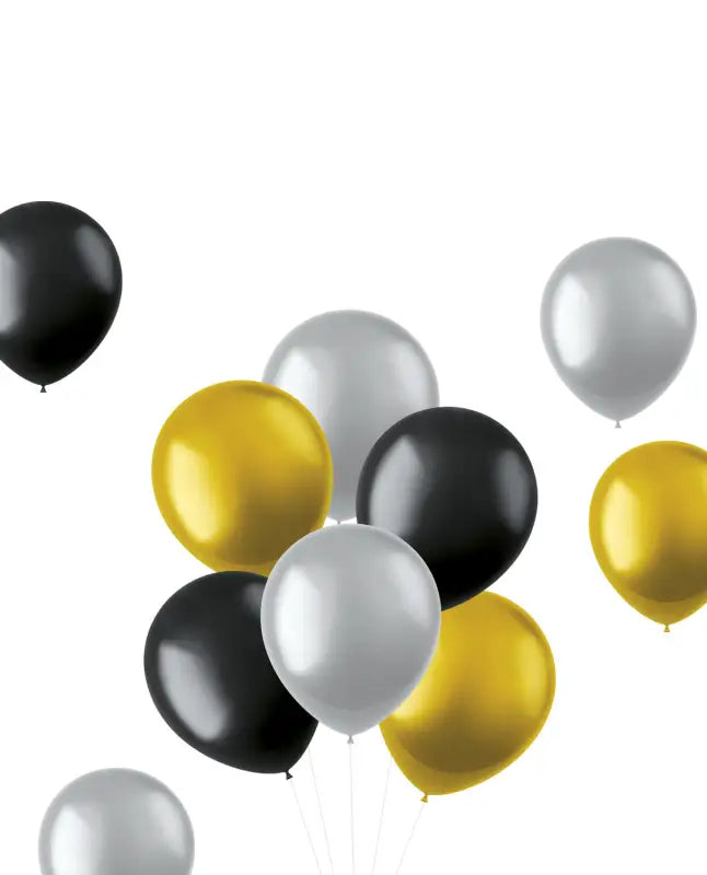 Ballonger Rich Metallics 33cm - 10 stycken - Ballong