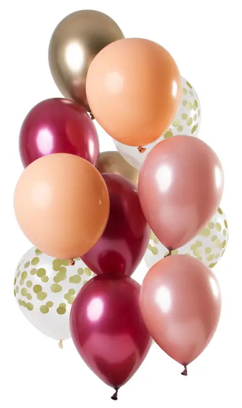 Ballonger Rich Ruby 33cm - 12 stycken - Ballong