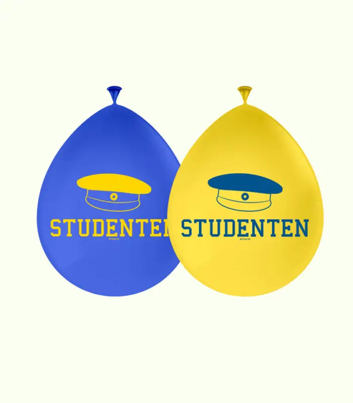 Ballonger Studenten Blå/Gul