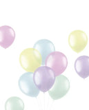 Ballonger Translucent Pastels 33cm - 10 stycken - Ballong