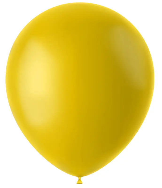 Ballonger Tuscan Yellow Mat 33cm - 10 stycken - Ballong