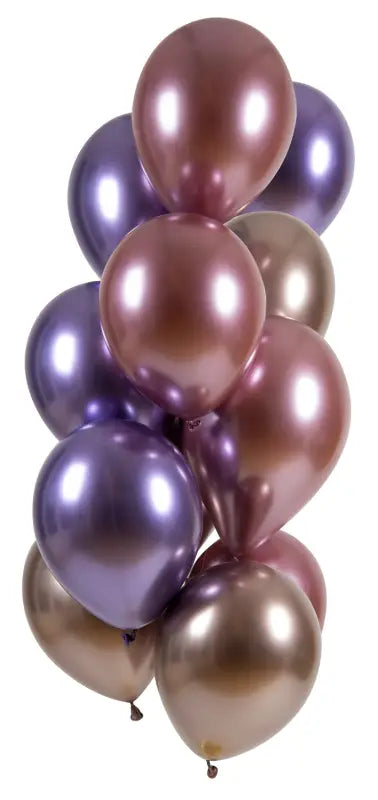 Ballonger Ultra Shine Amethyst 33cm - 12 stycken - Ballong