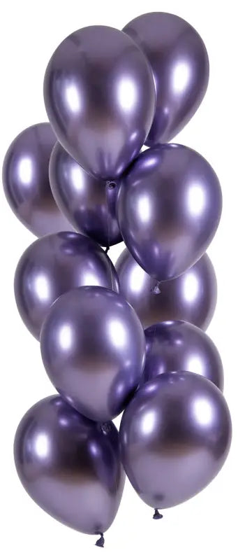 Ballonger Ultra Shine Purple 33cm - 12 stycken - Ballong